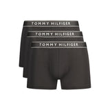 Tommy Hilfiger Black Cotton Men's Boxer Short - Tri-Pack