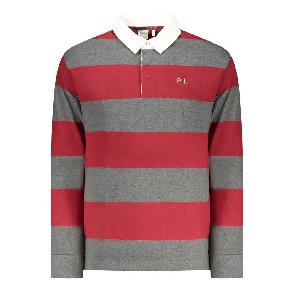 Pepe Jeans Rosso Polo Shirt en Coton pour Homme