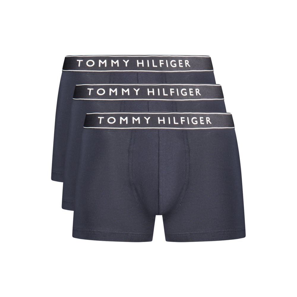 Tommy Hilfiger Blu Cotton Men's Boxer Shorts - Confort et Style