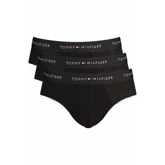 Tommy Hilfiger Black Cotton Men's Briefs - Comfortable & Stylish