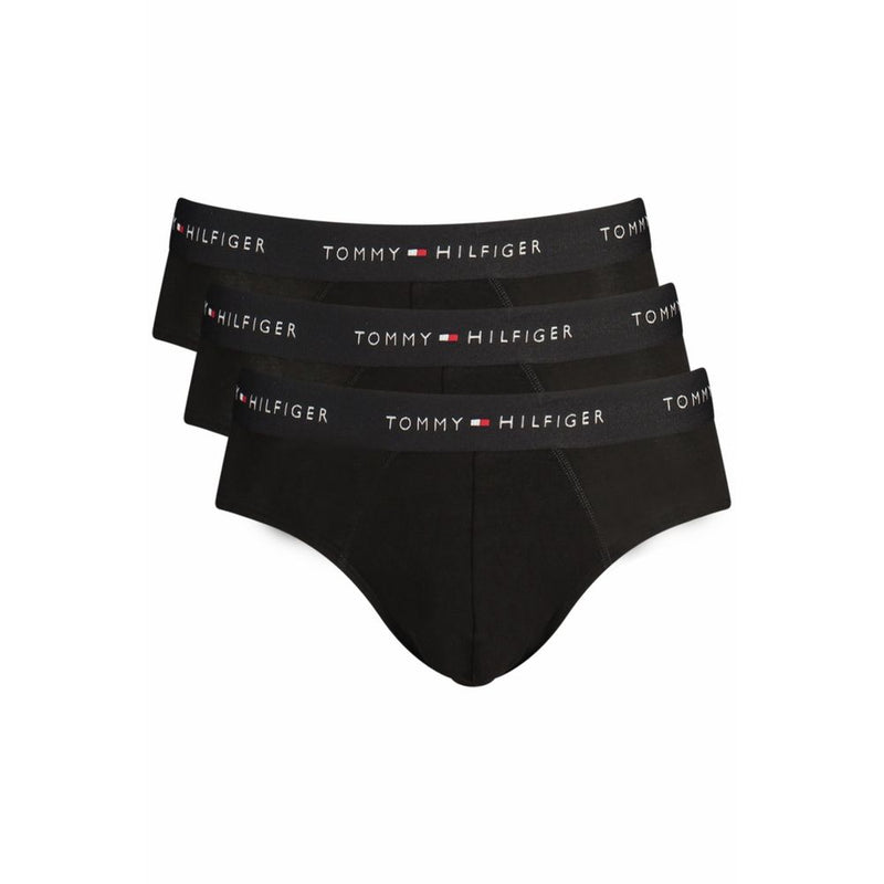 Tommy Hilfiger Black Cotton Men's Briefs - Comfortable & Stylish