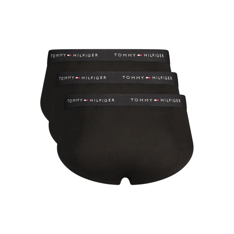 Tommy Hilfiger Black Cotton Men's Briefs - Comfortable & Stylish