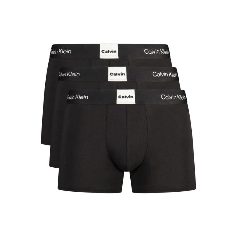 Calvin Klein Black Cotton Men's Boxer Shorts - Pack of 3