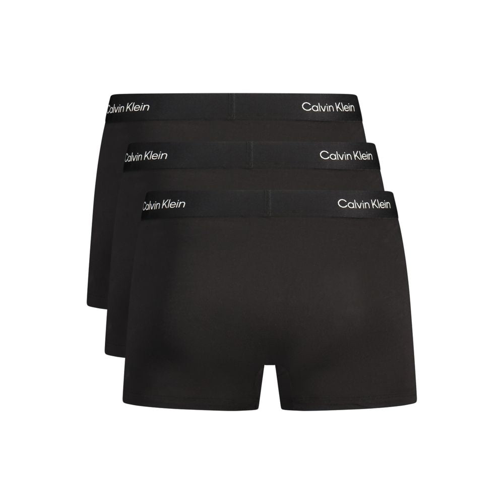 Calvin Klein Black Cotton Men's Boxer Shorts - Pack of 3