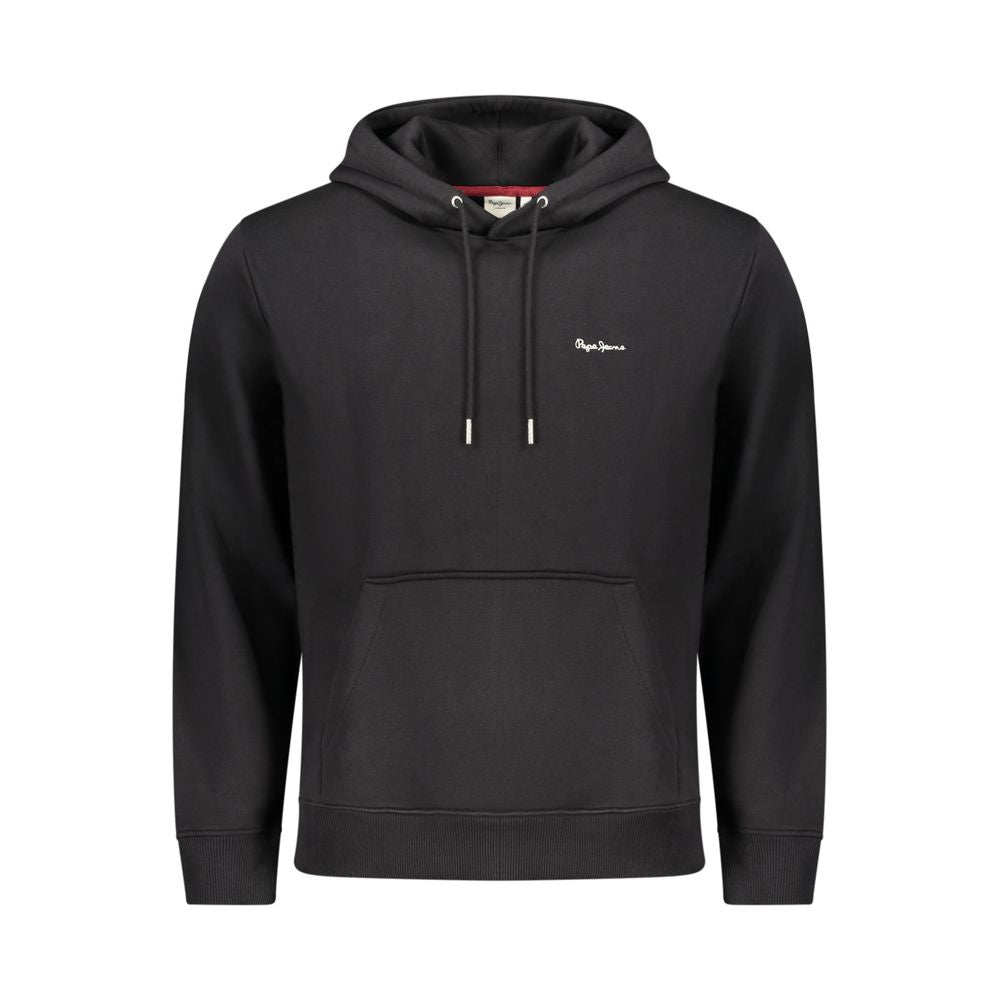 Pepe Jeans Black Polyester Men's Sweatshirt - Stylish & Sustainable