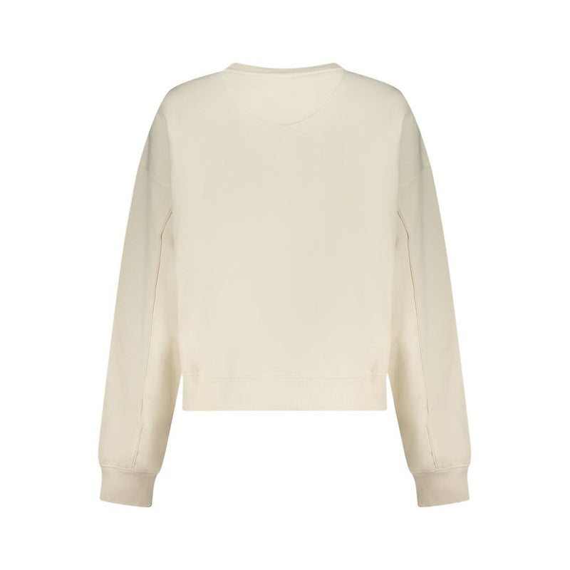 Guess Jeans White Cotton Women Sweatshirt - Stylish & Comfortable