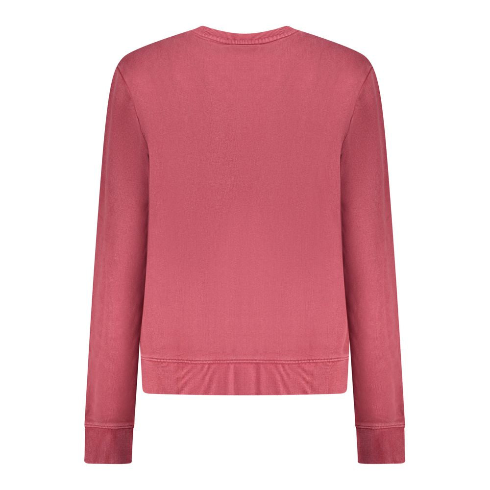 Guess Jeans Red Cotton Women Sweatshirt - Stylish & Comfortable