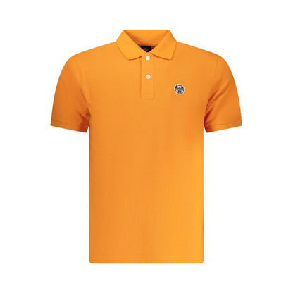 Polo North Sails Arancione en coton pour hommes