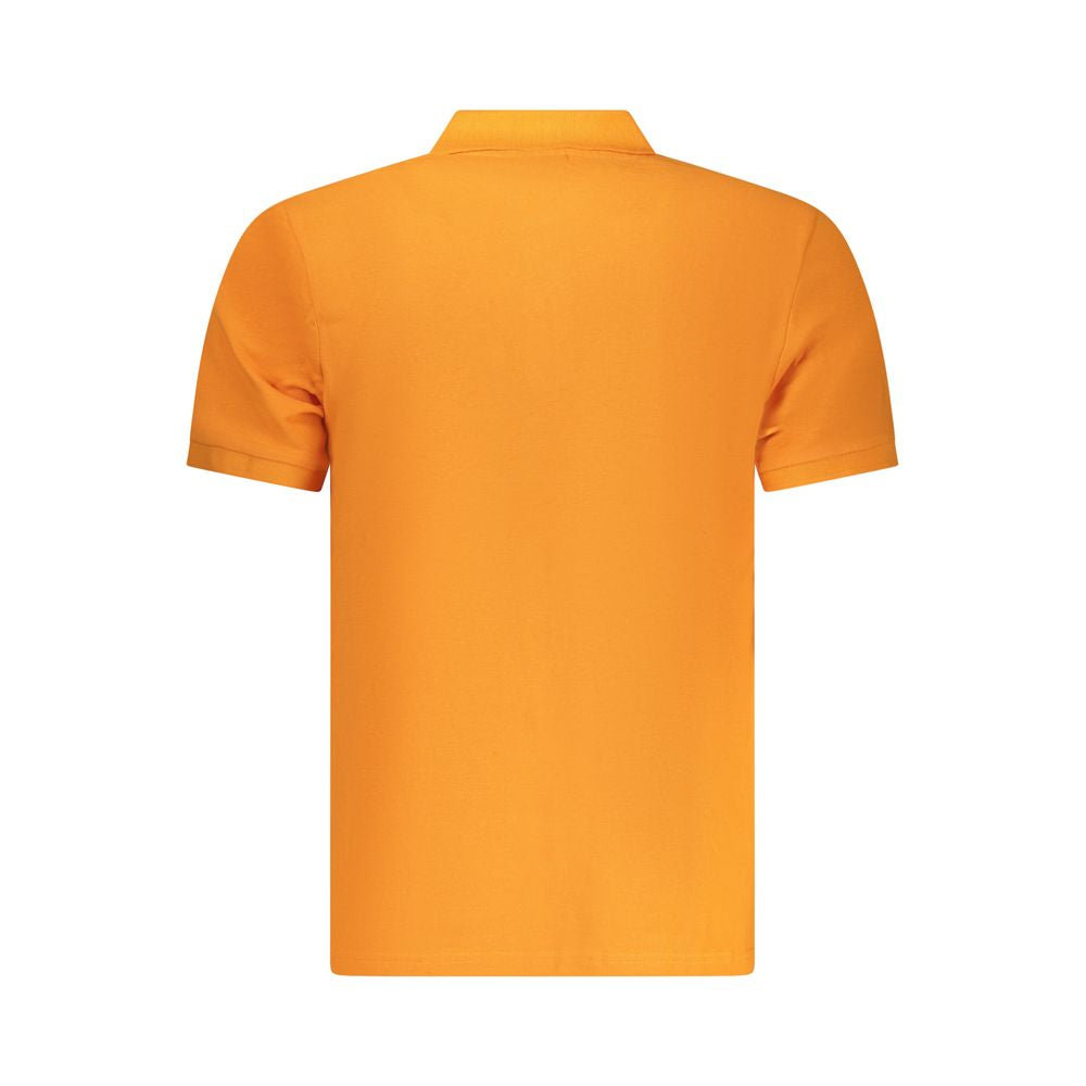 North Sails Arancione Cotton Men Polo - Élégance Nautique