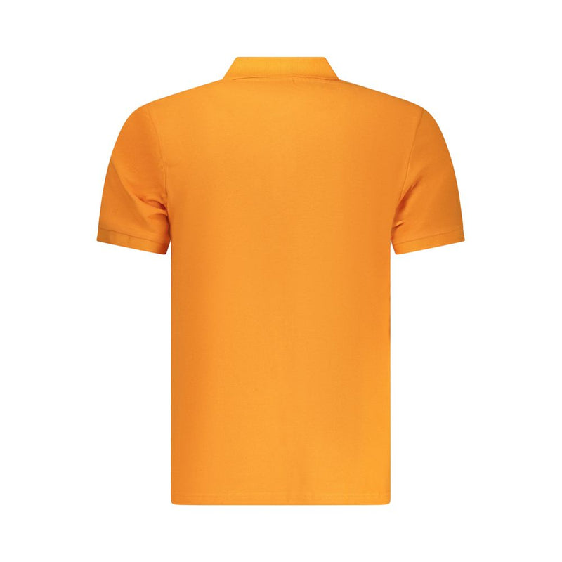 North Sails Arancione Cotton Men Polo - Élégance Nautique