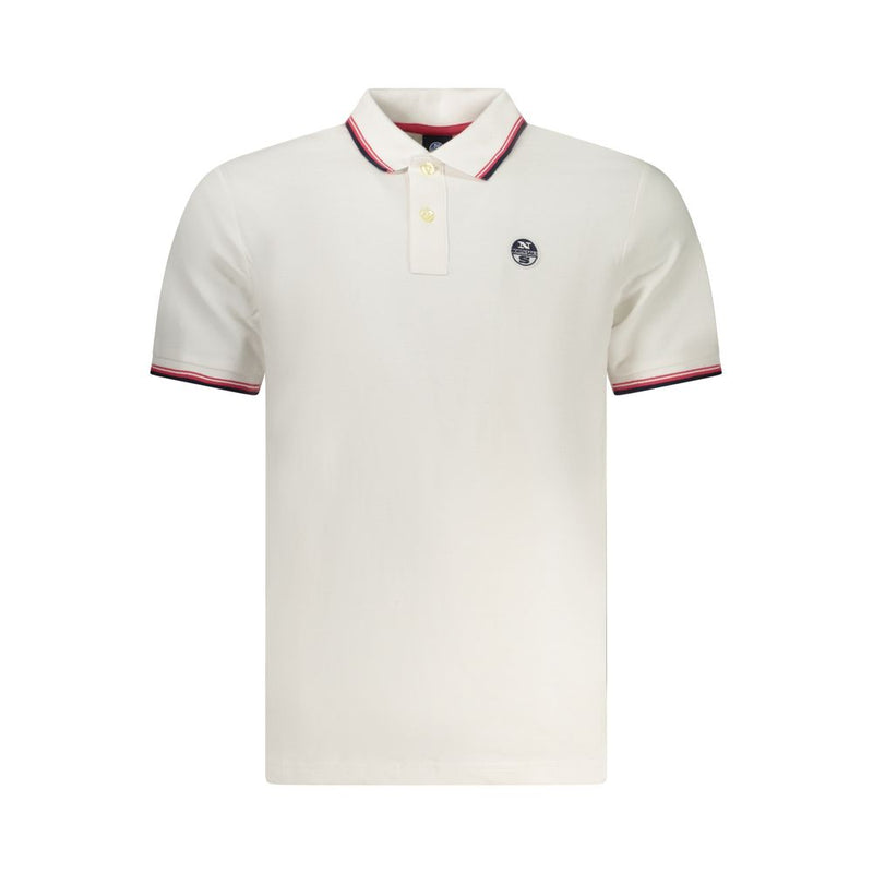 North Sails Bianco Cotton Men Polo - Stylish & Sustainable
