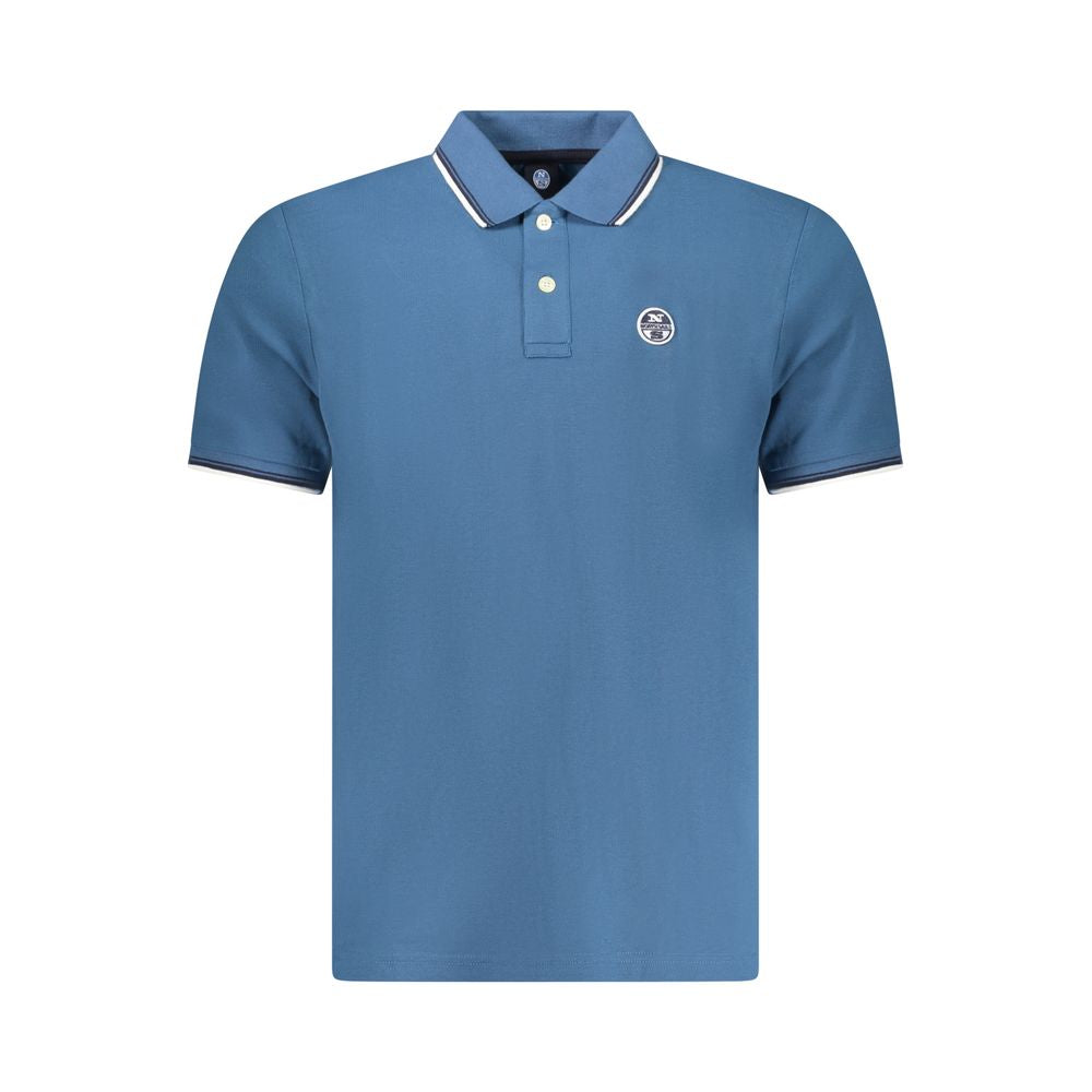 North Sails Polo en Coton Bleu pour Homme