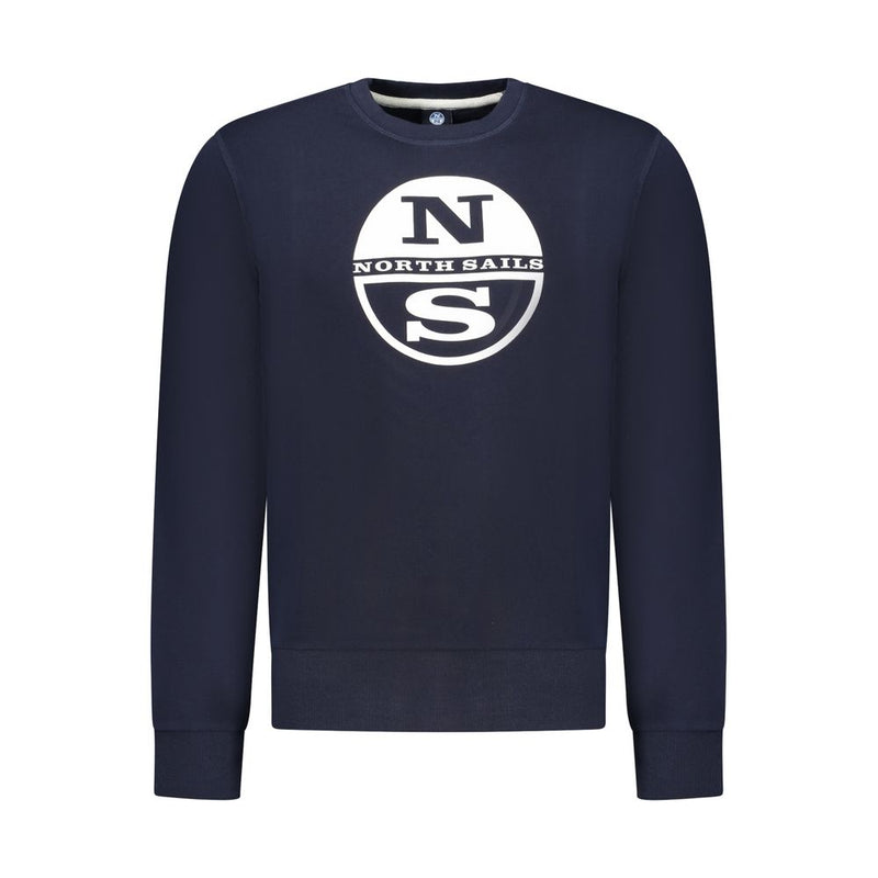 North Sails Blauwe Katoenen Heren Sweatshirt
