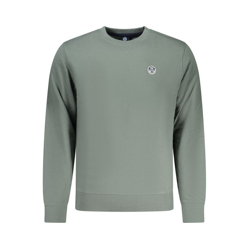North Sails Green Cotton Sweatshirt for Men
