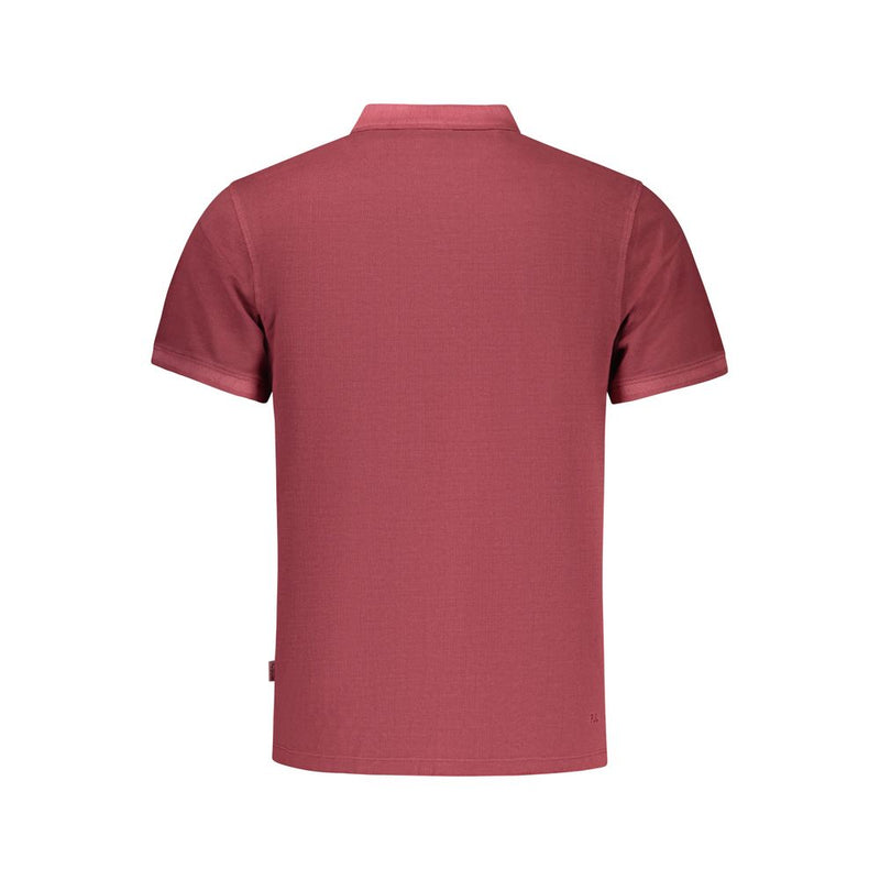 Pepe Jeans rode katoenen poloshirt