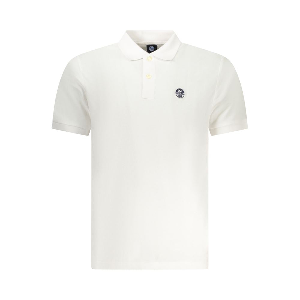 North Sails Polo Shirt Blanc en Coton pour Homme