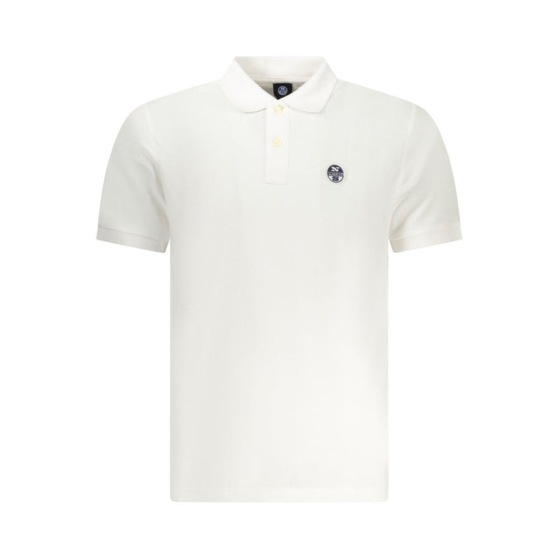 North Sails witte katoenen poloshirt voor heren