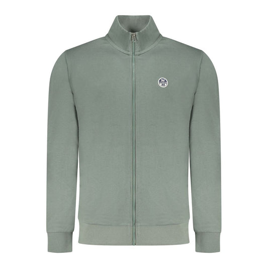 North Sails Green Cotton Sweatshirt - Stylish and Comfortable