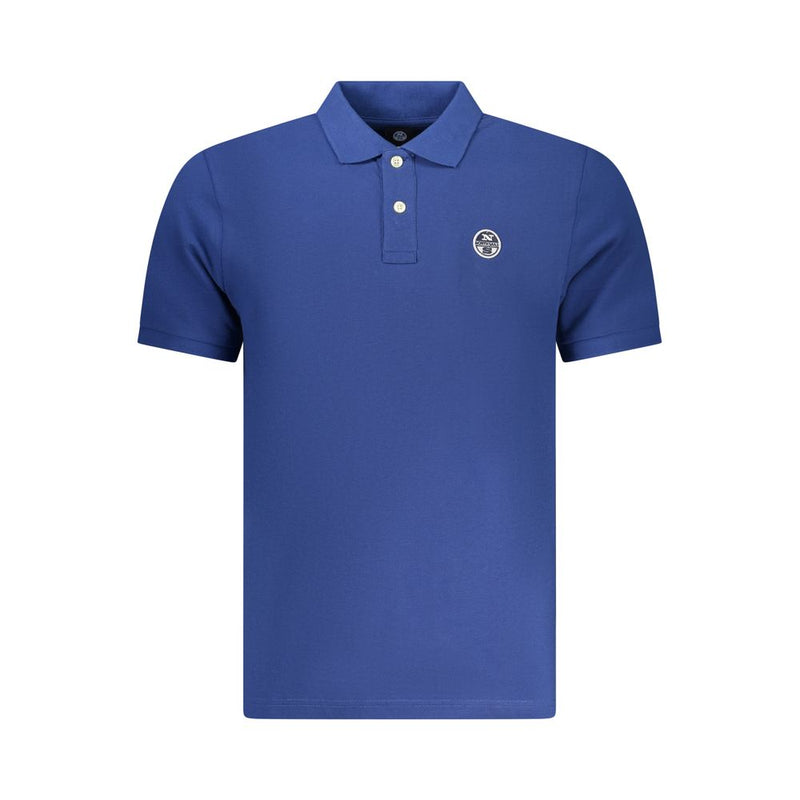 North Sails "Blauw katoenen herenpolo"
