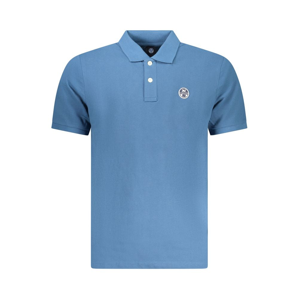 North Sails Polo Shirt en Coton Bleu pour Homme
