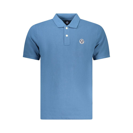 North Sails Polo Shirt en Coton Bleu pour Homme