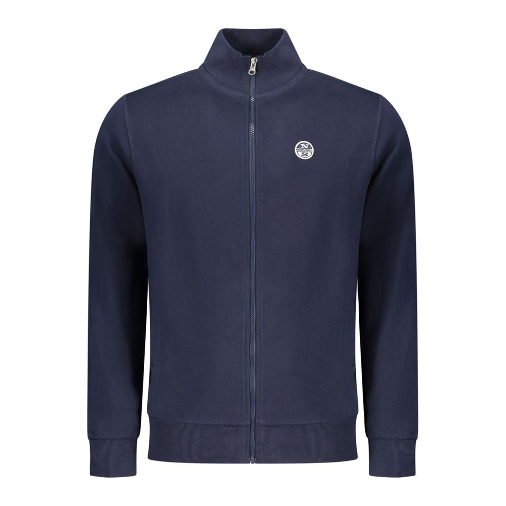 North Sails Blue Cotton Sweatshirt - Comfortable & Stylish