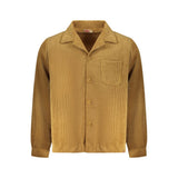 Rifle Marrone Polyester Men's Shirt - Élégance et Fonctionnalité