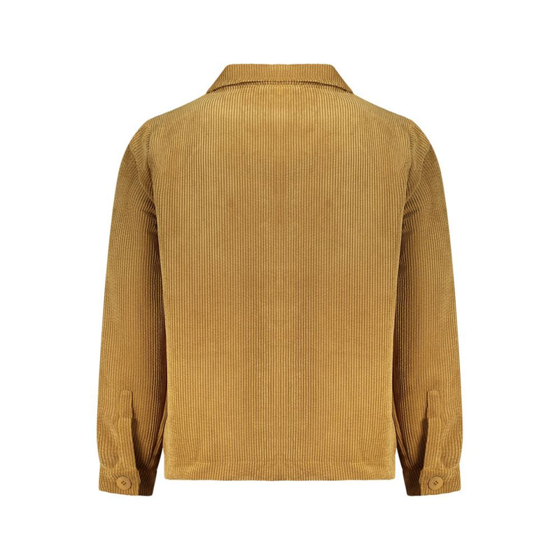 Rifle Marrone Polyester Men's Shirt - Élégance et Fonctionnalité