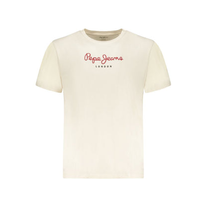 Pepe Jeans beige katoenen heren T-shirt