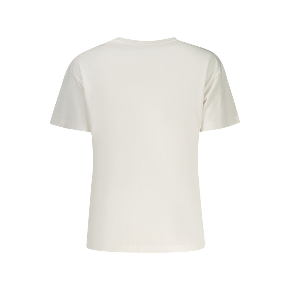 Pepe Jeans T-Shirt Femme Blanc en Coton - Style Durable