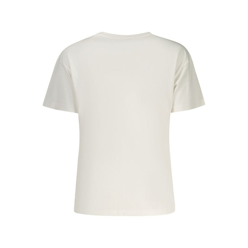 Pepe Jeans T-Shirt Femme Blanc en Coton - Style Durable