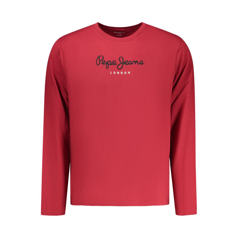 Pepe Jeans Rosso T-Shirt en Coton pour Homme
