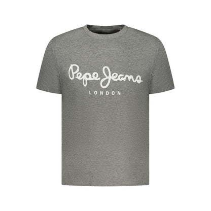 Pepe Jeans Grigio katoenen heren T-shirt