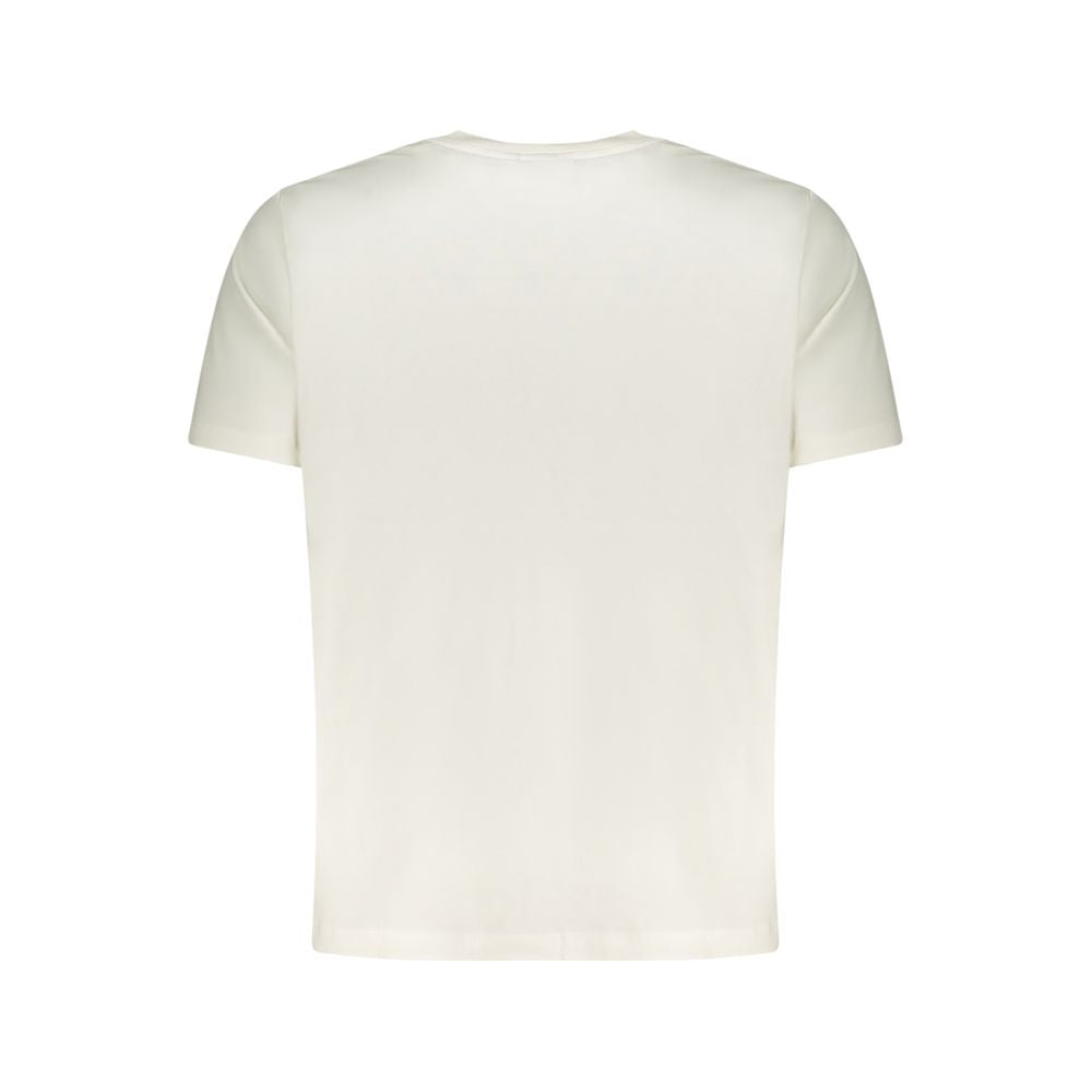 Pepe Jeans T-Shirt Blanc en Coton pour Homme - Style Écologique