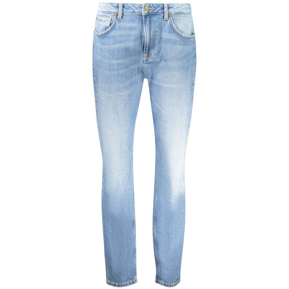 Jeans Tapered en Coton Bleu pour Femmes - Pepe Jeans