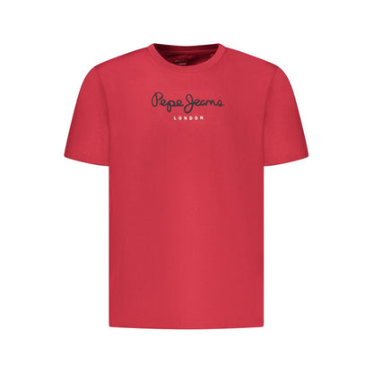 Pepe Jeans Rood Katoenen Heren T-Shirt