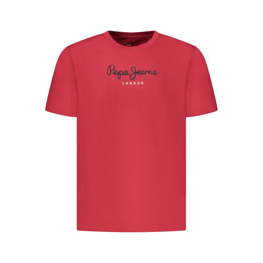 Pepe Jeans Rood Katoenen Heren T-Shirt