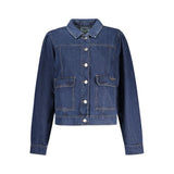 Pepe Jeans Blu Cotton Women Jacket - Iconic Denim Style