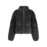 Guess Jeans Black Polyester Shell Jacket - Élégance et Confort
