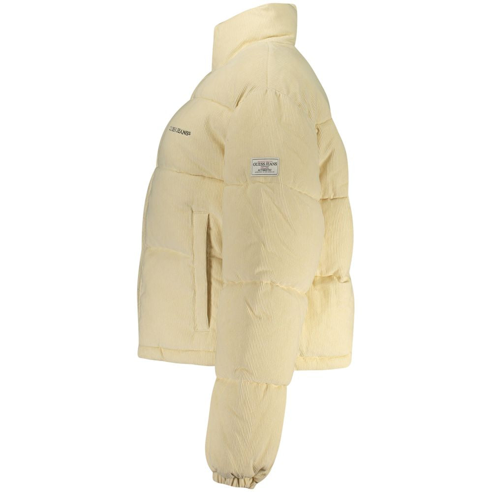 Veste Longue en Polyester Beige Guess Jeans
