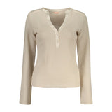 Guess Jeans Sweatshirt Beige en Polyester - Chic et Confortable