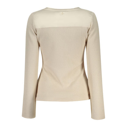 Guess Jeans Beige Polyester Sweatshirt