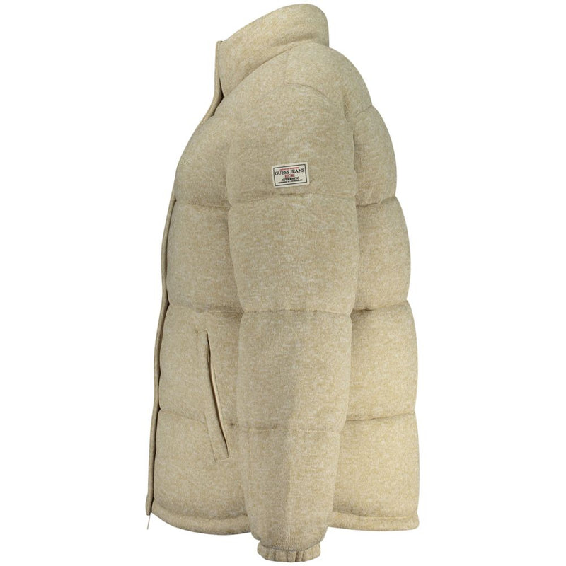 Manteau Beige en Polyester Guess Jeans - Élégant et Fonctionnel