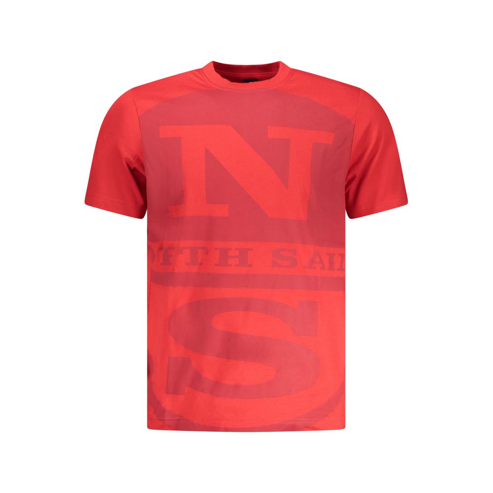 T-shirt en coton rouge North Sails pour hommes