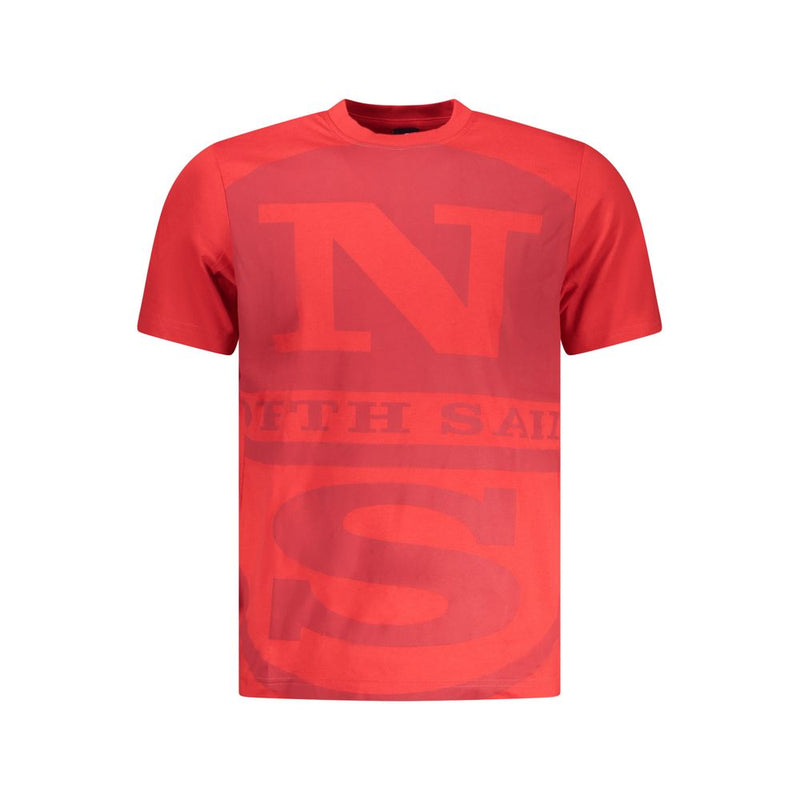 T-shirt en coton rouge North Sails pour hommes