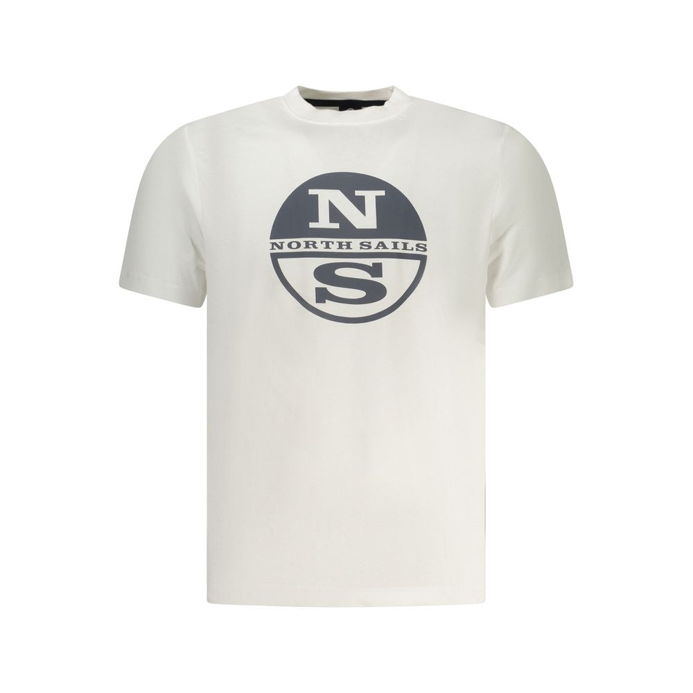 North Sails T-Shirt en Coton Blanc pour Sportswear
