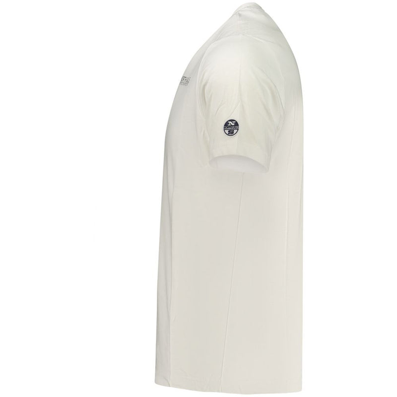 T-shirt en coton blanc North Sails pour hommes