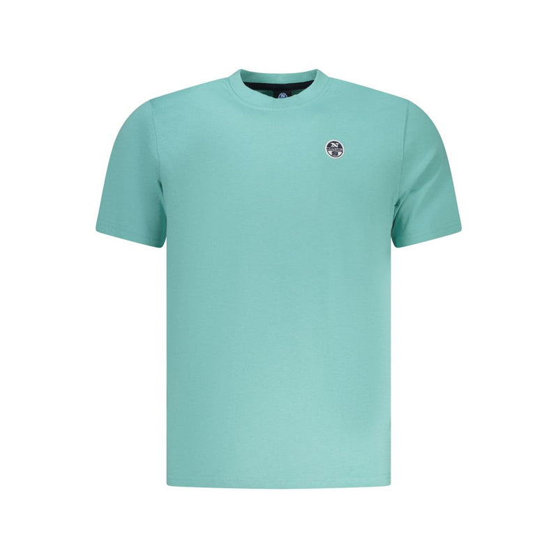 North Sails Blue Cotton T-Shirt - Stylish and Comfortable