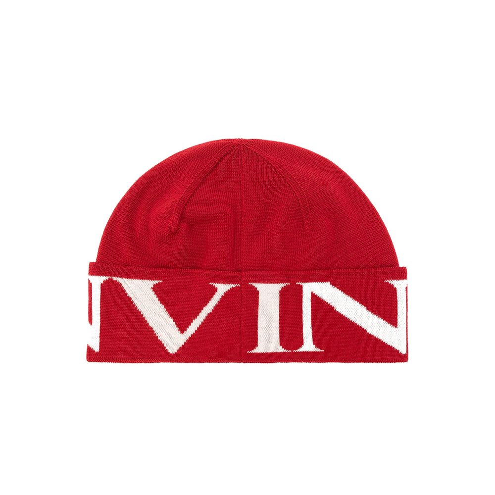 Beanie en Laine Multicolore Lanvin - Accessoire de Luxe pour Femmes