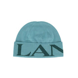 Beanie en Laine Vierge Bicolore Lanvin pour Femmes